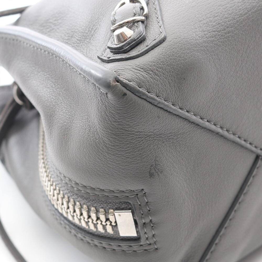 Balenciaga PAPIER ZIP AROUND Paper Handbag Leather Gray - Picture 6 of 11